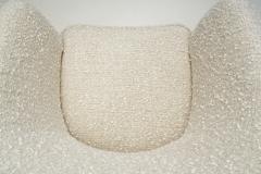 Enveloping Cabinetmaker Armchair in Boucl Europe ca 1950s - 3255029