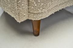 Enveloping Cabinetmaker Armchair in Boucl Europe ca 1950s - 3255031