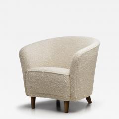 Enveloping Cabinetmaker Armchair in Boucl Europe ca 1950s - 3257207