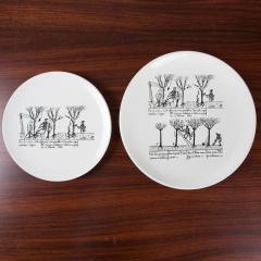 Enzo Bioli Set of 9 Ceramic Plates by Enzo Bioli for Il Picchio - 4724563