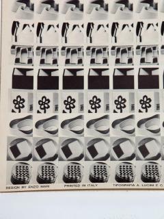 Enzo Mari Danese Exhibition Stedelijk Museum Original Poster 1966 - 4724390