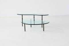 Enzo Mari Enzo Mari Ambo pair of coffee tables glass Zanotta Italy 1987 - 3857021