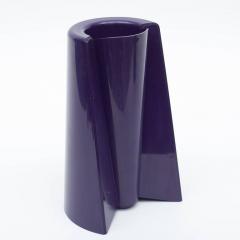 Enzo Mari Enzo Mari Pago Pago Dark Purple Plastic Vase for Danese Italy 1969 - 417112