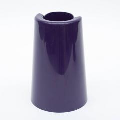 Enzo Mari Enzo Mari Pago Pago Dark Purple Plastic Vase for Danese Italy 1969 - 417113