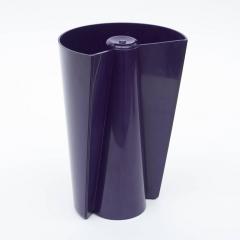 Enzo Mari Enzo Mari Pago Pago Dark Purple Plastic Vase for Danese Italy 1969 - 417116