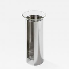 Enzo Mari Enzo Mari Vase Model Camicia in Glass and Aluminum 60s - 2472995