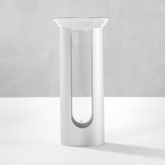 Enzo Mari Enzo Mari Vase Model Camicia in Glass and Aluminum 60s - 2469723