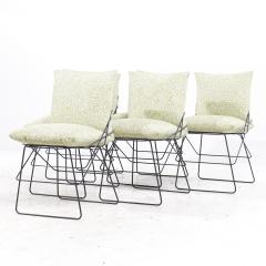 Enzo Mari Enzo Mari for Driade Mid Century Italian Steel Dining Chairs Set of 6 - 3822070