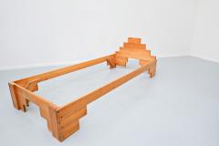 Enzo Mari Italian Wooden Bed By Enzo Mari 1970s - 1896082