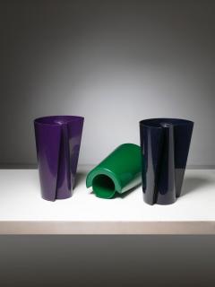 Enzo Mari Set of Three Pago Pago Double Sided Vases by Enzo Mari for Danese - 4724165