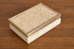 Enzo Mari Travertine Box attributed to Enzo Mari - 4607321