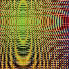 Enzo Ragazzini Three Pattern Interference Op Art Geometric photography Optical art - 3824555