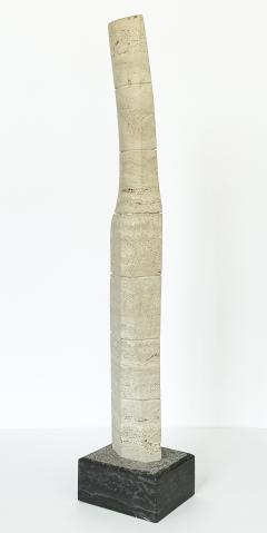 Enzo Torcoletti Enzo Torcoletti Abstract Travertine Sculpture - 3659140