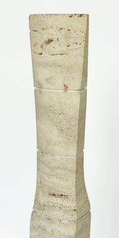 Enzo Torcoletti Enzo Torcoletti Abstract Travertine Sculpture - 3659147