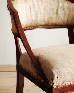 Ephraim Stahl 19th c Gustavian Barrel Back Armchairs - 4340115