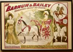 Equestrian Circus Poster by Ringling Bros Ca 1971 Featuring Miss Helen Girard  - 3142263