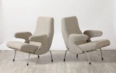 Erberto Carboni Erberto Carboni Delfino Pair of Lounge Chairs for Arflex 1954 - 3926838