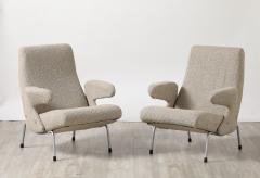 Erberto Carboni Erberto Carboni Delfino Pair of Lounge Chairs for Arflex 1954 - 3926839