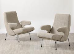 Erberto Carboni Erberto Carboni Delfino Pair of Lounge Chairs for Arflex 1954 - 3926843