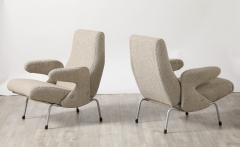 Erberto Carboni Erberto Carboni Delfino Pair of Lounge Chairs for Arflex 1954 - 3926845