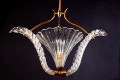 Ercole Barovier Art Deco Murano Glass Pendant by Ercole Barovier 1940 - 1744040