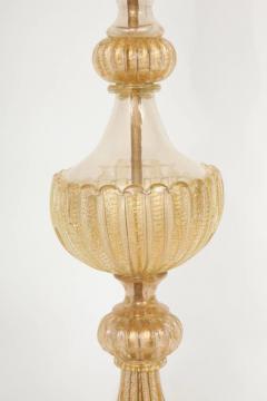 Ercole Barovier Barovier Gold Dust Inclusion Murano Glass Lamps - 897121