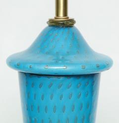 Ercole Barovier Barovier Tiffany Blue Murano Lamps - 842871