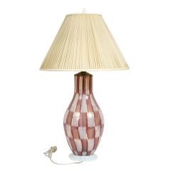 Ercole Barovier Ercole Barovier Rare Hand Blown Pezzato Table Lamp 1950s - 2038755