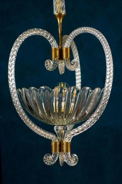 Ercole Barovier Exceptional Art Deco Chandelier or Lanterns by Ercole Barovier 1940 - 3063273