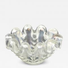 Ercole Barovier Iridescent Grosse Costolature Clam Shell Glass Bowl by Ercole Barovier - 4436045