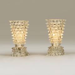 Ercole Barovier Pair of 1940s Italian Ercole Barovier Rostrato table lamps - 4359855