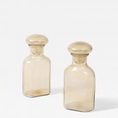Ercole Barovier Pair of Apothecary Style Stopper Bottles by Barovier Toso - 4448053
