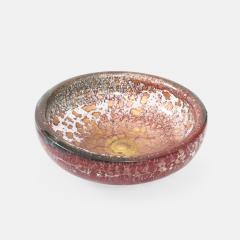Ercole Barovier Porpora Glass Dish with Gold Inclusions by Ercole Barovier - 4561291