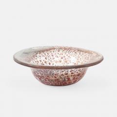 Ercole Barovier Porpora Large Glass Bowl with Gold Inclusions by Ercole Barovier - 4585748