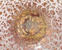 Ercole Barovier Porpora Large Glass Bowl with Gold Inclusions by Ercole Barovier - 4585757