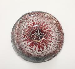 Ercole Barovier Porpora Large Glass Bowl with Gold Inclusions by Ercole Barovier - 4585758