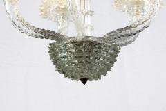 Ercole Barovier Spectacular Art Deco Rostrato Murano Glass Chandelier by Ercole Barovier 1940 - 3257997