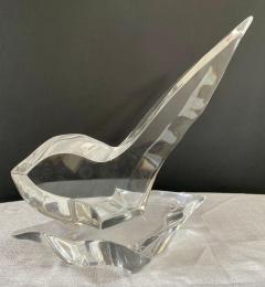 Eric Bauer Modernist Abstract Bird Lucite Sculpture Signed - 3260093