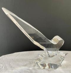 Eric Bauer Modernist Abstract Bird Lucite Sculpture Signed - 3260094