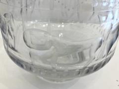 Eric Hoglund Engraved Glass Bowl - 2738832