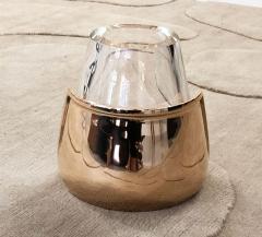 Eric Schmitt Bronze and Hand Blown Glass Vase or Hurricane by Eric Schmitt - 609361