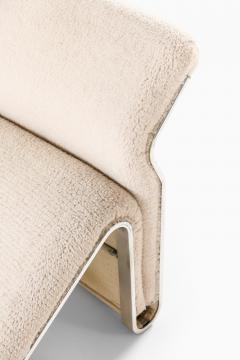 Eric Sigfrid Persson Lounge Chair Lysmasken in Aluminum and Canvas by Eric Sigfrid Persson 1970s - 4530137