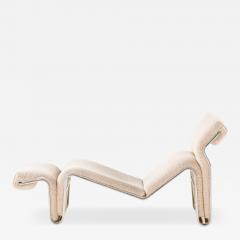 Eric Sigfrid Persson Lounge Chair Lysmasken in Aluminum and Canvas by Eric Sigfrid Persson 1970s - 4532628