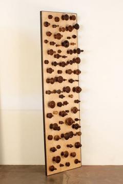 Eric Th venot Boucliers Pair of Decorative Turned Wood Panels by Eric Th venot - 923796