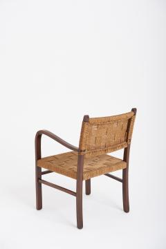 Erich Dieckmann A Pair of Bahaus Beech Seagrass Rope Armchairs by Erich Dieckma - 1575146