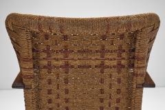 Erich Dieckmann Braided Rope Armchair in the style of Erich Diekmann The Netherlands 1940s - 4021860