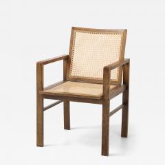 Erich Dieckmann Eric Dieckmann Armchair Cane Seat Back 1930 s stamped - 4682363