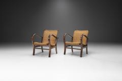 Erich Dieckmann Erich Dieckmann attr Chairs with Steam Bent Beech Wood Frames Germany 1930s - 2338865