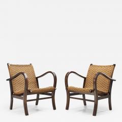 Erich Dieckmann Erich Dieckmann attr Chairs with Steam Bent Beech Wood Frames Germany 1930s - 2339233