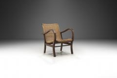 Erich Dieckmann Woven Cord Chair with Steam Bent Arms Germany circa 1930s - 3895861